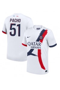 Paris Saint-Germain Willian Pacho #51 Voetbaltruitje Uit tenue 2024-25 Korte Mouw